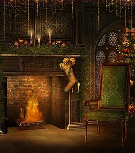 圣诞节室内设计图片