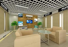 奥克斯空调展厅设计图片