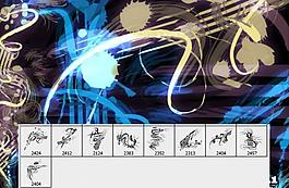 高清晰时尚潮流元素ps笔刷图片