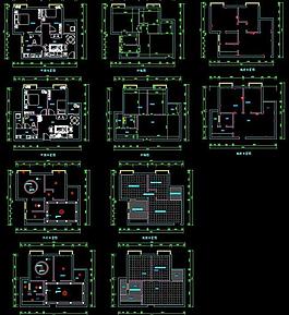 家装施工图图片