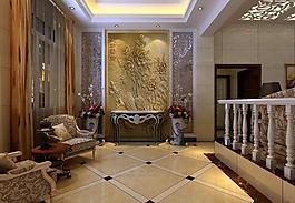 大厅楼道环境效果图图片