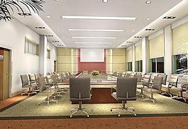 小会议室效果图图片