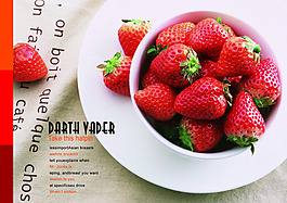 餐饮广告设计 草莓高清源文件