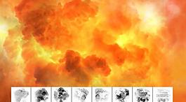 爆炸效果笔刷图片