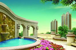 地产海报 建筑图片