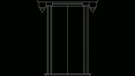 欧式构造 四方窗套图片