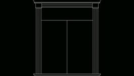 欧式构造 四方窗套图片