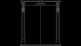 欧式构造 四方窗套图片