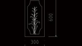 欧式构造 四方花图片