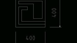 欧式构造 四方花图片