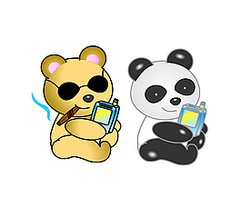 高端大气可爱洋气矢量熊猫