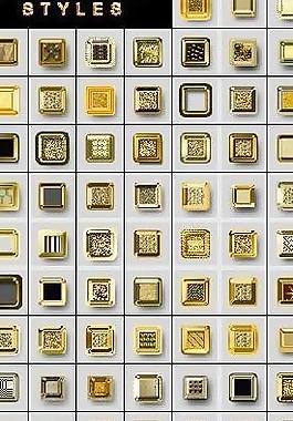 黄金样式图片