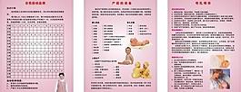 孕妇育婴健康知识单图片
