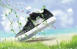 童鞋草根创意大大滴海报图片