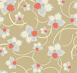 经典花草花纹底纹背景图片