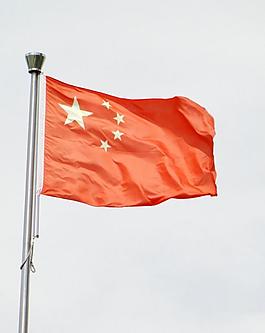 国旗飘扬图片