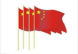 国旗飘扬图片