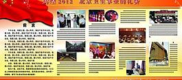 卫生事业展板模板图片