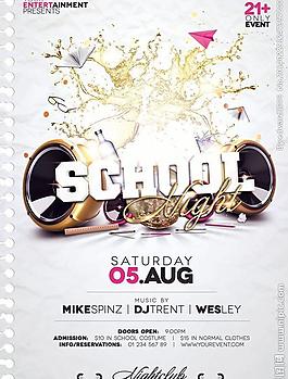 美国派对海报图片