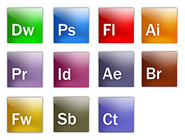 全套Adobe软件图标PSD分层文件