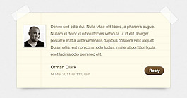 留言标签—psd分层素材