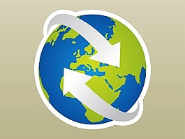 地球图标矢量图素材