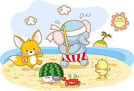 卡通海岛