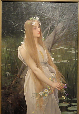 欧洲古典美女油画