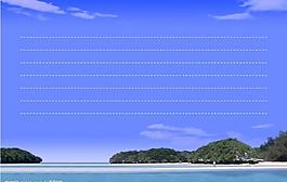 夏日海滩图片