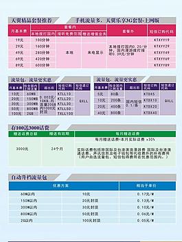 话费套餐图片