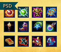 游戏图标—psd分层文件