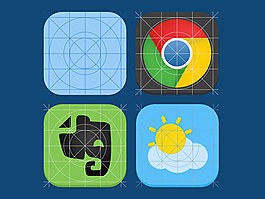 IOS图标指南PSD