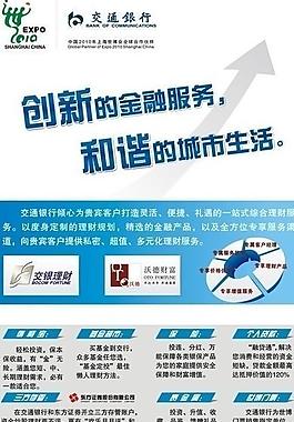 交通银行x展架图片