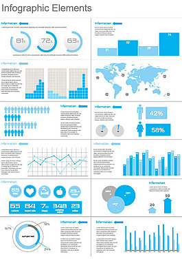 商业信息数据图03-矢量素材