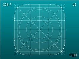 ios7的图标勾线素材