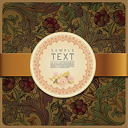 古典花纹矢量素材-5