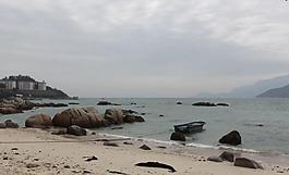 杨梅坑沙滩图片