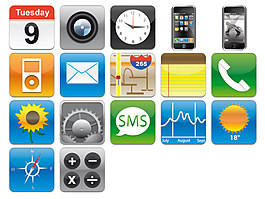 苹果iphone手机图标png
