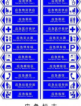 应急指示牌图片