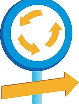 交通指示牌图片