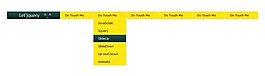 jQuery+css超滑二级下拉菜单（Do