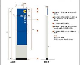 独立区域指示牌图片