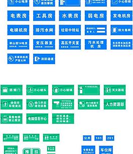 碧桂园标准指示牌图片