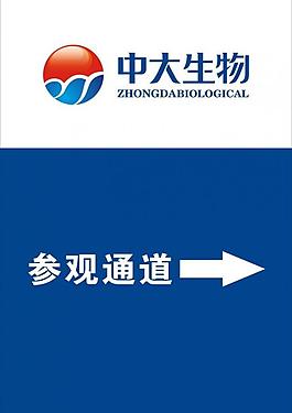 参观通道指示牌图片