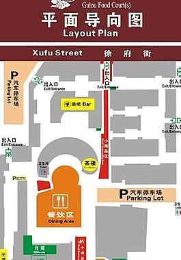 鼓楼位置图图片