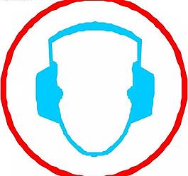 必须戴护耳器标志图片