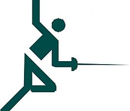 击剑运动图标图片