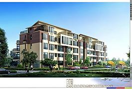 小区效果图图片