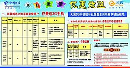 中国电信夏日激情宣传单图片