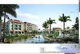 小区效果图图片